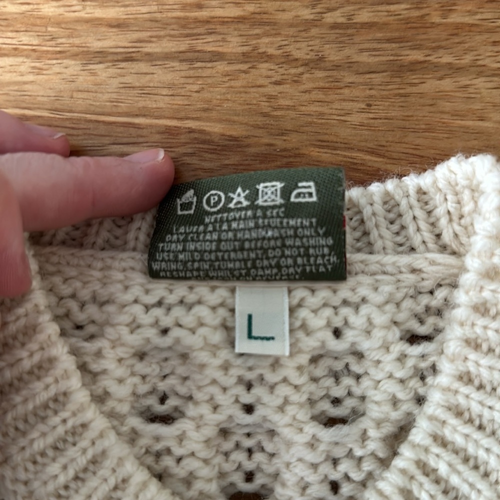 Carraigdonn kids merino wool sweater - Picture 4 of 4